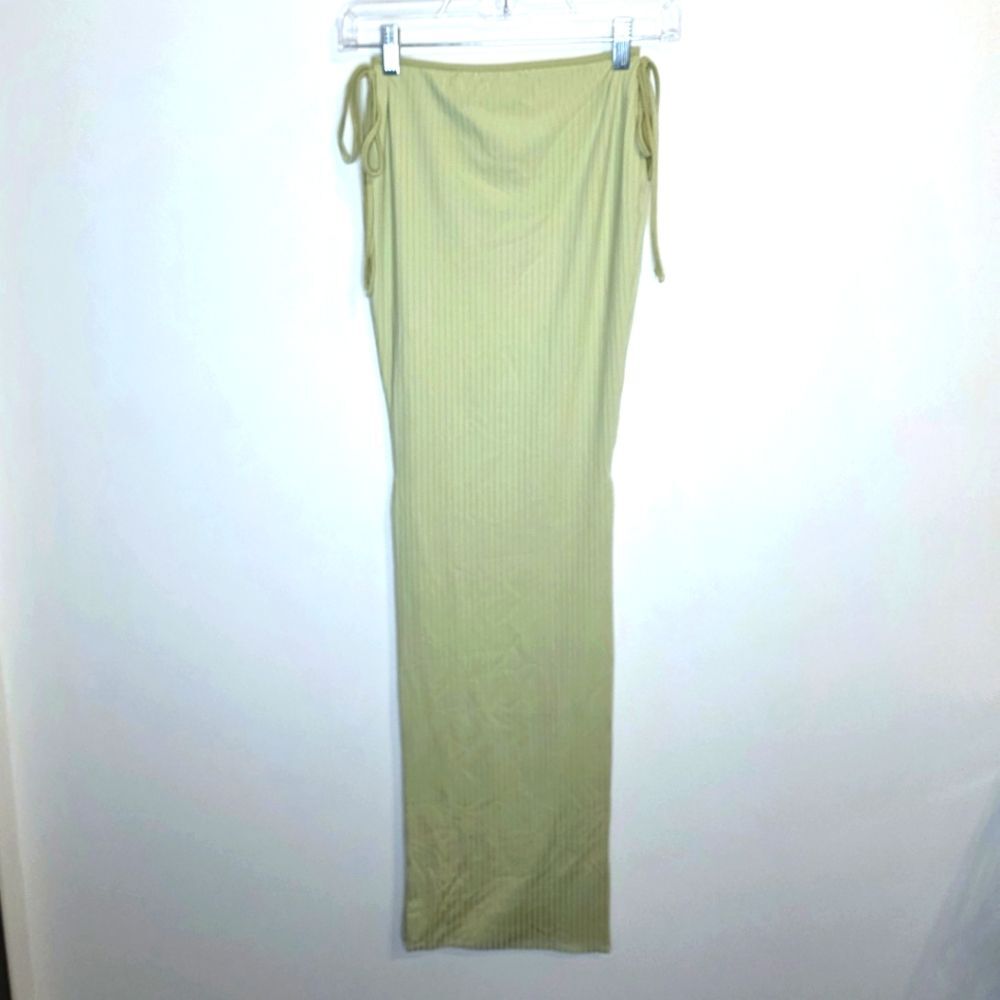 Oh Polly Sage Green Dakota Low Rise Maxi Skirt Brand New Size 2